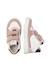 Baskets montantes enfant en cuir et daim hess high 3 à scratch Blanc-beige-rose poudré+Blanc-rose-rose poudré+Kaki-blanc-brun+Marine-bleu 9 - vertbaudet enfant 