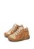 Baskets bébé fille en daim snopes à zip Marron-platine 5 - vertbaudet enfant 