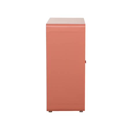 Commode armoire métal 2 portes - tribeca Beige+Bleu+Noir+Terracotta 22 - vertbaudet enfant 