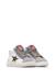 Baskets montantes garçon en cuir et daim pinn high à zip Blanc-gris-marine 2 - vertbaudet enfant 