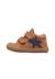 Chaussures premiers pas bébé en cuir kolde 2 à scratch Marron-marine+Rose-bleu 3 - vertbaudet enfant 