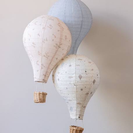 Abat-jour montgolfière dreamland (42 x 25 cm) Blanc, marron, bleu 3 - vertbaudet enfant 