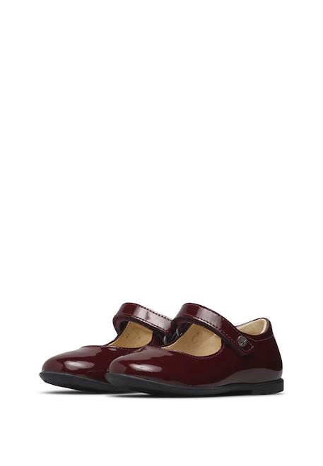 Ballerines en vernis darling Beige-+Bordeaux+Noir-+Rouge 10 - vertbaudet enfant 