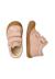 Chaussures premiers pas bébé fille en daim cocoon à scratch Rose poudré-marron 4 - vertbaudet enfant 