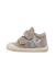 Chaussures premiers pas bébé fille en cuir et daim kolde à scratch Gris-argent 3 - vertbaudet enfant 