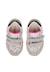 Baskets bébé fille en cuir et daim nuppi à scratch Blanc-gris 4 - vertbaudet enfant 