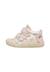 Chaussures premiers pas bébé fille en cuir cocoon à scratch Platine-rose 3 - vertbaudet enfant 