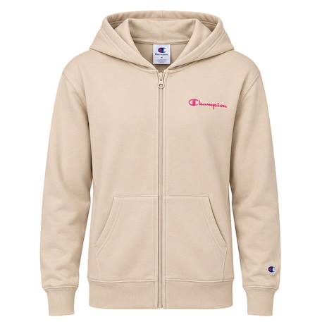 Sweat garçon à capuche fleece Beige 2 - vertbaudet enfant 