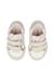 Baskets bébé fille en daim et tissu wimy à scratch Blanc-platine 4 - vertbaudet enfant 