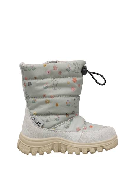 Bottes bébé fille en daim et tissu poznurr 3, imperméables Argent 1 - vertbaudet enfant 