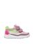 Baskets bébé en daim et tissu amantea 2 à scratch Bleu ciel-vert+Rose-vert 6 - vertbaudet enfant 