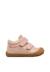 Chaussures premiers pas bébé fille en daim cocoon à scratch Rose poudré-marron 1 - vertbaudet enfant 