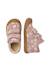 Chaussures premiers pas bébé fille en daim cocoon à scratch Gris foncé-marron+Rose-marron 9 - vertbaudet enfant 