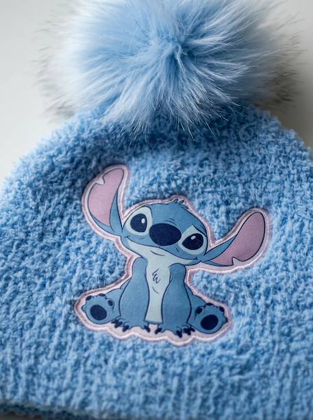 Bonnet stitch enfant bleu en maille extra-douce, taille unique, lilo & stitch Bleu 4 - vertbaudet enfant 