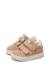 Baskets bébé fille en daim wompa à scratch Rose poudré-blanc 5 - vertbaudet enfant 