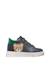 Baskets bébé garçon en cuir geordi 3 Bleu-vert 1 - vertbaudet enfant 