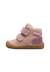 Bottines barefoot fille en daim spinni à scratch, imperméables Rose-magnolia 3 - vertbaudet enfant 