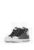 Baskets montantes fille en tissu pailleté ylfas Noir-argent 5 - vertbaudet enfant 