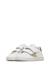Baskets fille en cuir et daim pinn à scratch Blanc-platine 5 - vertbaudet enfant 