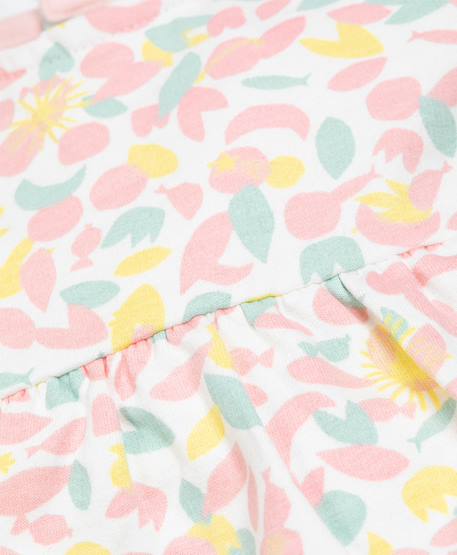 Ensemble robe + bandeau 100% coton bébé fille Imprime 3 - vertbaudet enfant 