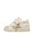 Baskets bébé fille en cuir et daim salazar 3 à scratch Blanc-platine 3 - vertbaudet enfant 