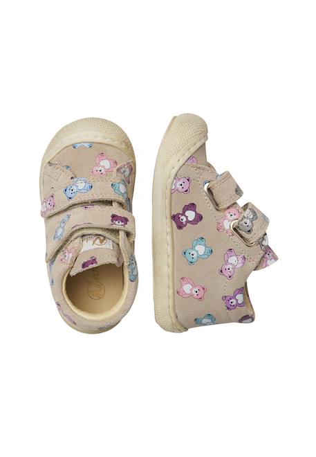 Chaussures premiers pas bébé fille en daim cocoon à scratch Beige-marron 4 - vertbaudet enfant 