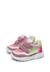 Baskets enfant en daim et tissu amantea 2 à scratch Bleu ciel-vert+Rose-vert 10 - vertbaudet enfant 