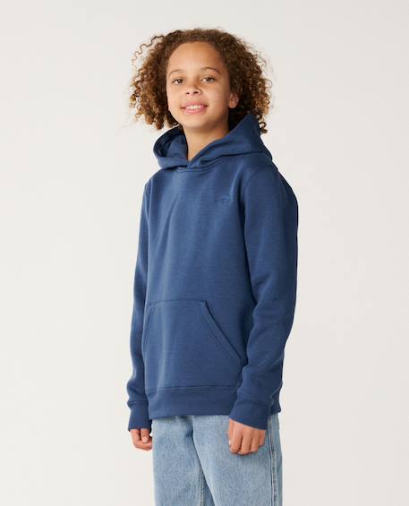 Sweat à capuche enfant classic surf Bleu marine clair 2 - vertbaudet enfant 