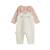 Ensemble salopette bébé matelassé et t-shirt miette Rose 2 - vertbaudet enfant 