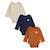 Lot de 3 bodies bébé manches longues Marron 2 - vertbaudet enfant 