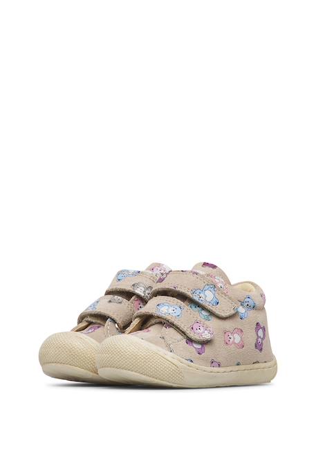 Chaussures premiers pas bébé fille en daim cocoon à scratch Beige-marron 5 - vertbaudet enfant 
