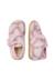 Chaussons bébé fille en tissu home Rose-gris 4 - vertbaudet enfant 