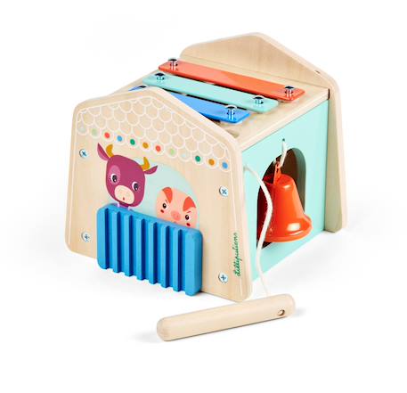 Jouet d'eveil maison sonore Bois 5 - vertbaudet enfant 