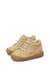 Baskets bébé fille en daim snopes à zip, broderies arc-en-ciel Beige-marron 5 - vertbaudet enfant 