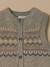 Cardigan jacquard sans manches fille Beige 2 - vertbaudet enfant 