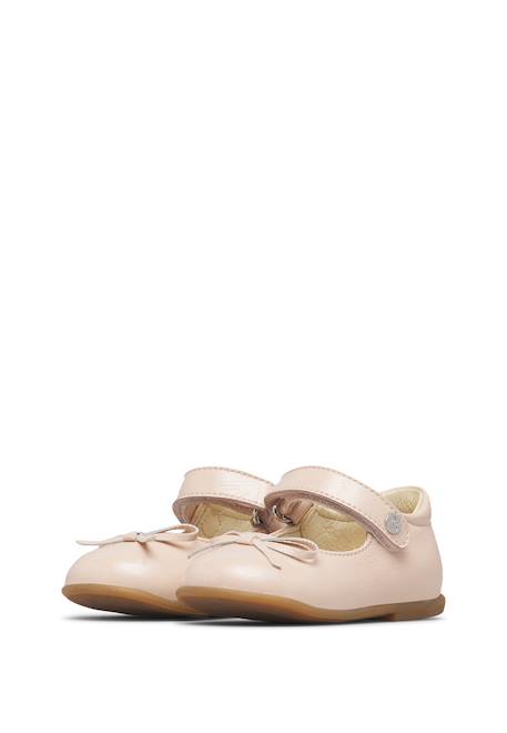 Ballerines bébé fille en cuir verni ballet Rose clair 5 - vertbaudet enfant 