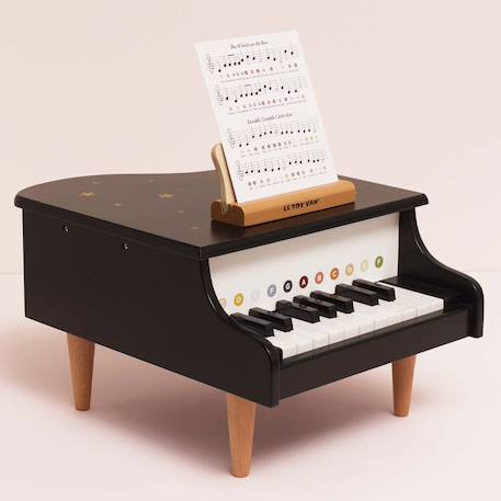 Piano à queue en bois fsc Noir, blanc 4 - vertbaudet enfant 