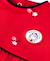 Ensemble robe + bas 100% coton bébé fille Rouge rubis 3 - vertbaudet enfant 