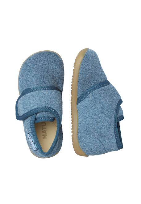 Chaussons bébé garçon en tissu tommys Marine 4 - vertbaudet enfant 