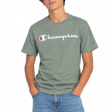T-shirt garçon à manches courtes signature Blanc+Gris+Noir+Vert 11 - vertbaudet enfant 