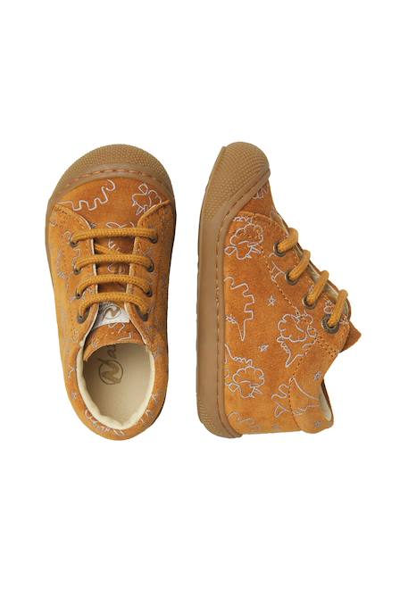 Chaussures premiers pas bébé garçon en daim cocoon Cognac-marron 4 - vertbaudet enfant 