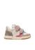 Baskets fille en cuir et daim klip 4 à scratch Rose-platine 1 - vertbaudet enfant 