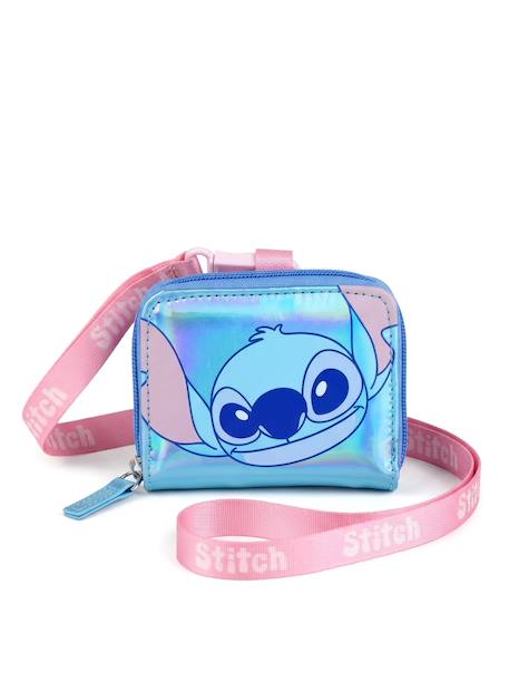 Porte-monnaie stitch disney irisé bleu Bleu irisé 3 - vertbaudet enfant 