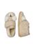 Chaussons bébé garçon en tissu bidaim Beige-blanc crème 4 - vertbaudet enfant 