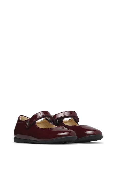 Ballerines en vernis darling Beige-+Bordeaux+Noir-+Rouge 7 - vertbaudet enfant 