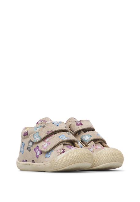 Chaussures premiers pas bébé fille en daim cocoon à scratch Beige-marron 2 - vertbaudet enfant 