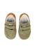 Baskets enfant en cuir et daim vimby à scratch Kaki-orange+Rose poudré-blanc 4 - vertbaudet enfant 