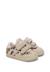 Baskets fille en cuir et daim vimby à scratch Beige-marron 2 - vertbaudet enfant 
