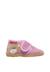 Chaussons enfant en tissu carillon, avec patch ours Céleste-beige+Rose-beige 6 - vertbaudet enfant 