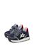 Baskets garçon en cuir et daim nuppi à scratch Bleu marine-rouge 5 - vertbaudet enfant 